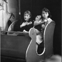 Robert Doisneau.  Train Fantome.  April 1953.