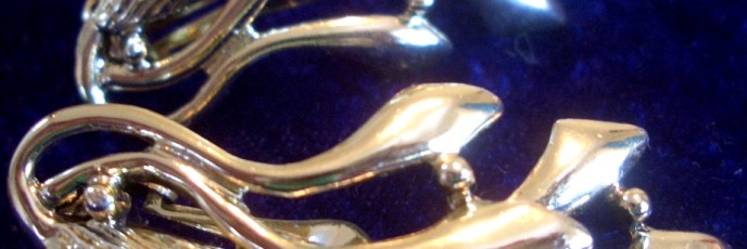 Gold Selini Clip On Earrings