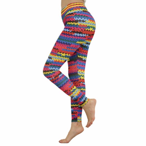 Knit Print Leggings - Image 4