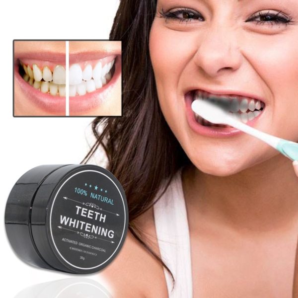 Activated Bamboo Teeth Whitening Charcoal Black Powder 100% Natural - Image 4